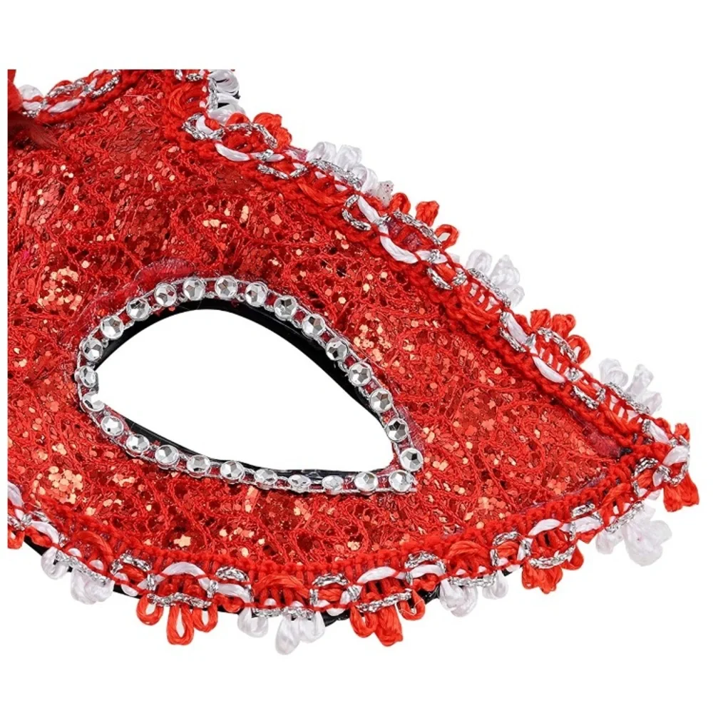 🧟‍♀️Red GOTHIC MASQUERADE EYE MASK *NWT*🧟‍…